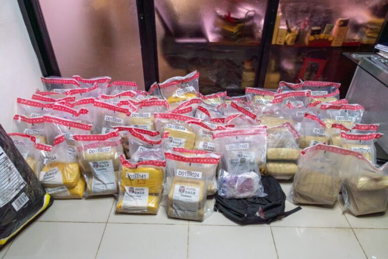 DNCD confisca 297 libras de marihuana en operativo de interdicción en Pedernales