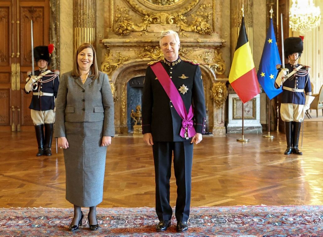 Embajadora de República Dominicana en Bélgica presenta Cartas Credenciales