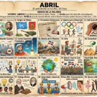 Efemérides: Conmemoraciones y celebraciones de Abril
