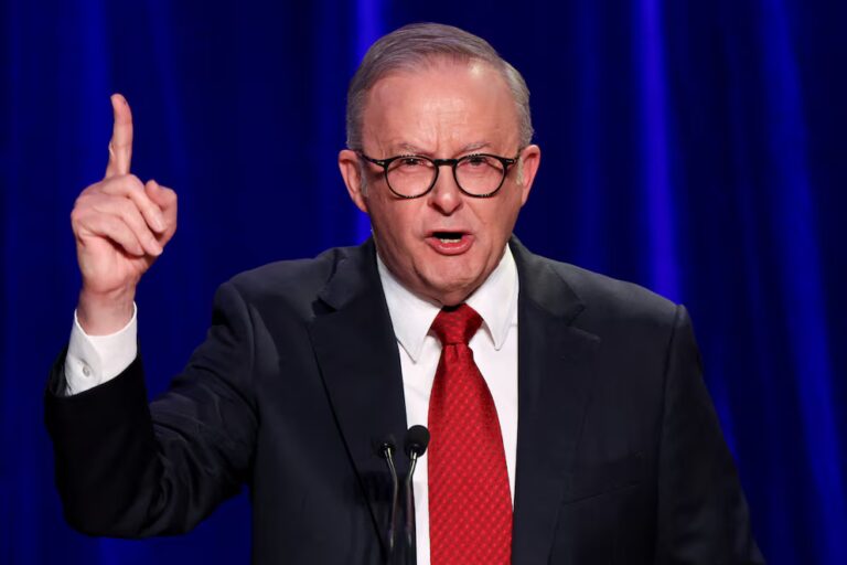 Anthony Albanese proclama la victoria del Partido Laborista en las elecciones generales de Australia
