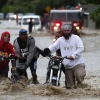 Inundaciones en República Dominicana.