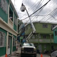 EDEEste realiza rehabilitación eléctrica en Los Tres Brazos de SDE