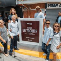 Carolina Mejía inaugura parque lineal en La Yagüita en honor a Christian Tejeda