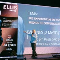 Ellis Pérez imparte conversatorio sobre su experiencia en medios de comunicación