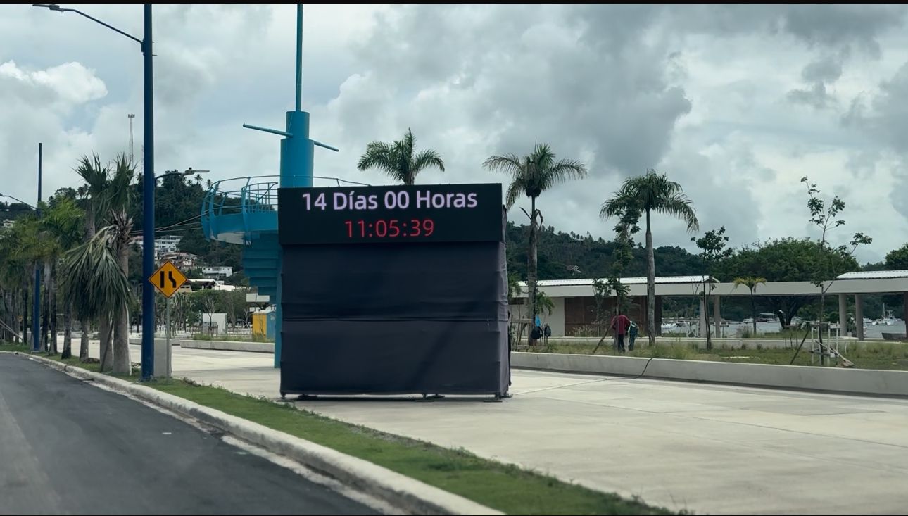 A 14 días de la fecha límite, avanzan los trabajos en el Malecón de Samaná