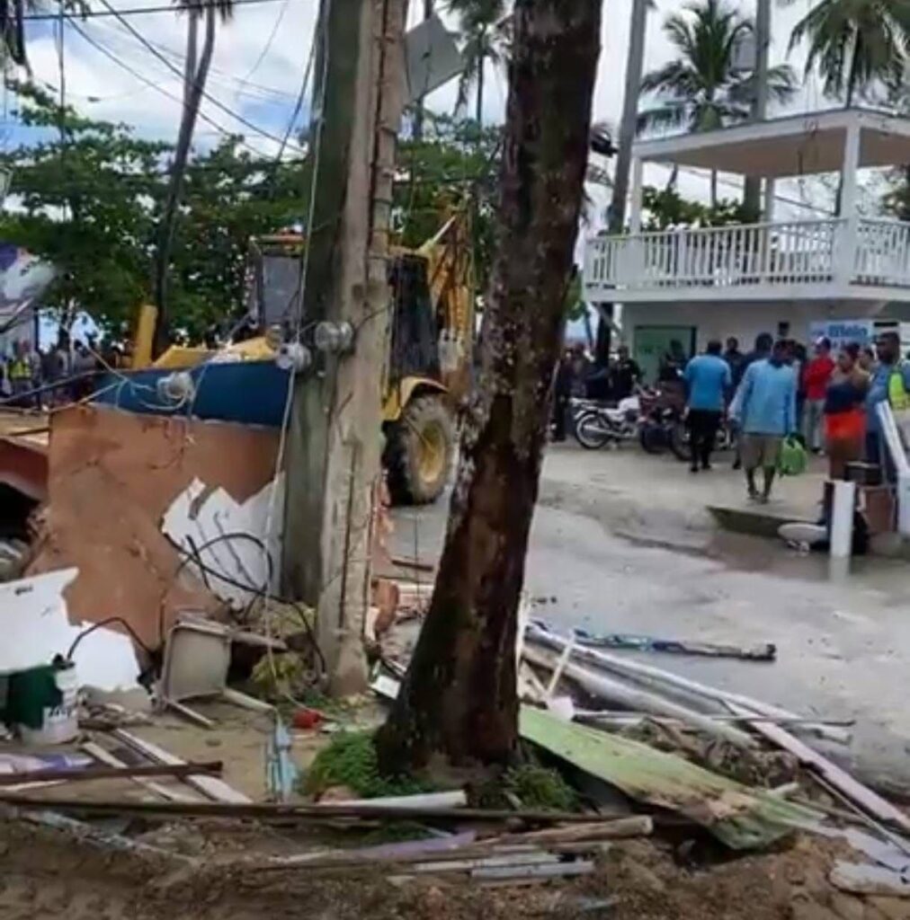 Fuerza Pública ejecuta desalojo en Las Terrenas