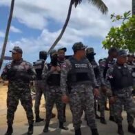 Fuerza Pública realiza desalojo en Las Terrenas