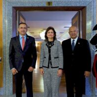 Vicepresidenta ya está en el vaticano para participar en misa del papa León XIV