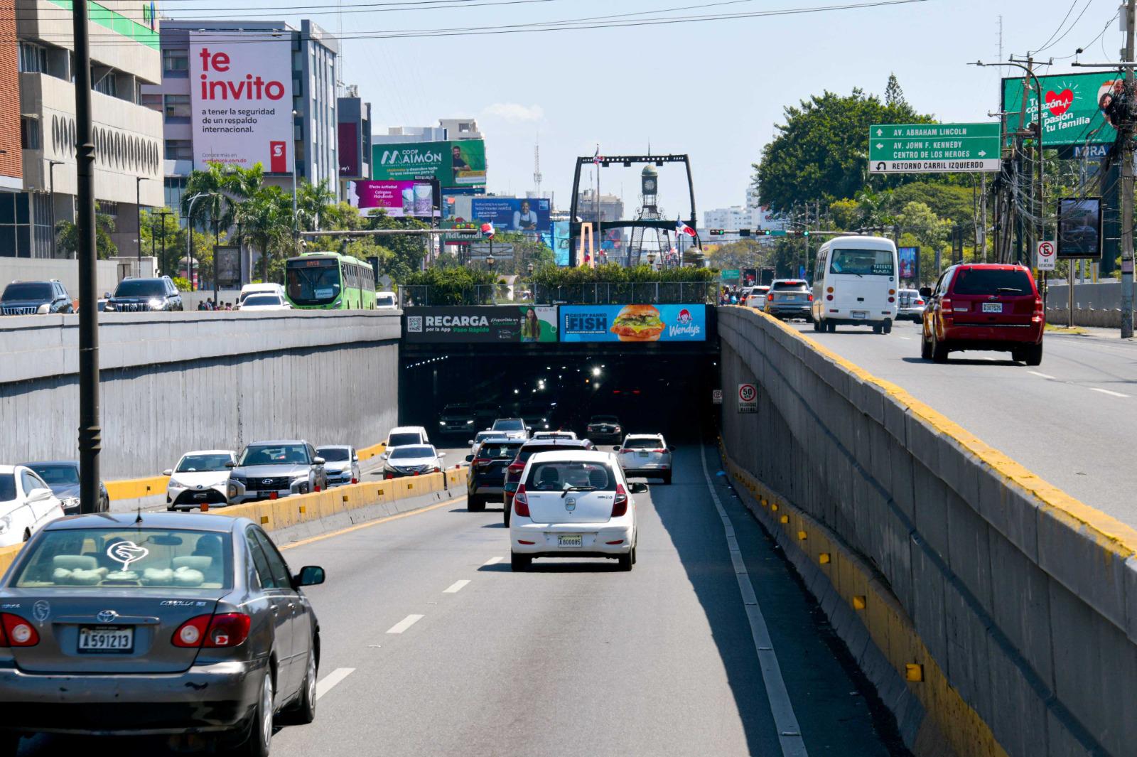 Obras Públicas garantiza seguridad estructural del túnel de la 27 de Febrero tras fuertes lluvias
