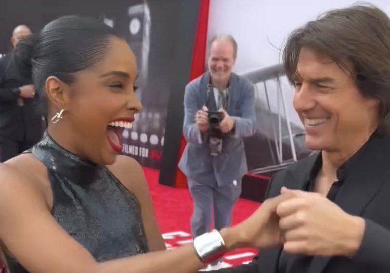 Tom Cruise enciende las redes tras bailar bachata con presentadora