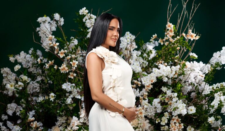 Martha Heredia está embarazada de su primer bebé