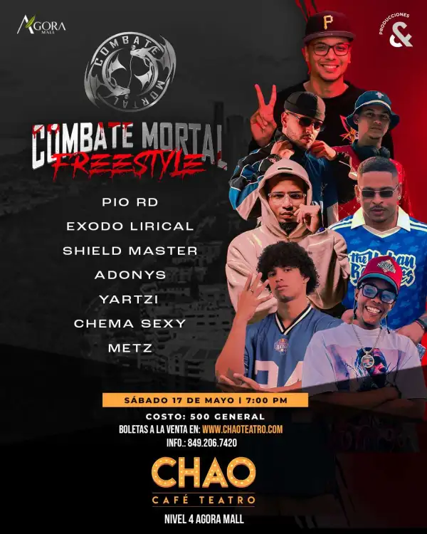 Combate Mortal Freestyle presenta la competencia más ambiciosa en la historia del género en RD