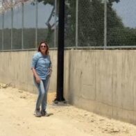 Carolina Mejía visita muro fronterizo en Dajabón
