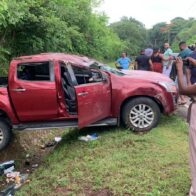 Accidente de tránsito en la “Curva de la Muerte” en carretera Bayaguana-Monte Plata
