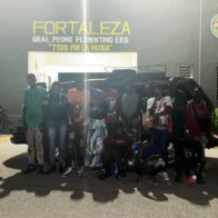 Indocumentados detenidos.