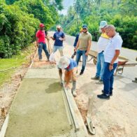 Construcción de Aceras y Contenes en el Distrito Municipal el Limón