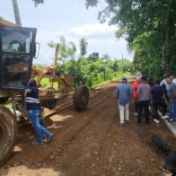 Autoridades dan inicio a mejoras provisionales en calles del sector María Auxiliadora
