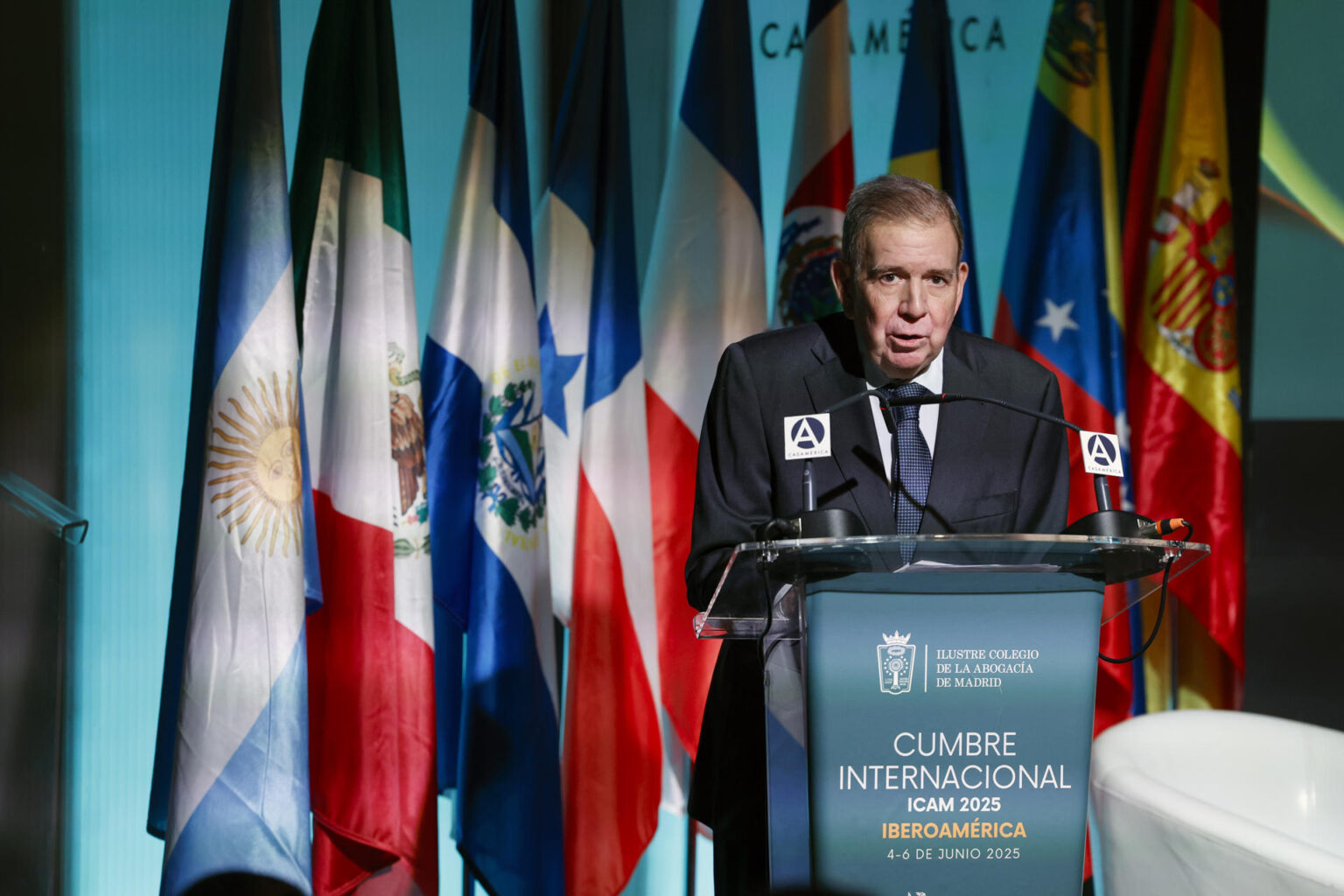 Edmundo González llama a fortalecer la democracia iberoamericana tras el retroceso reciente