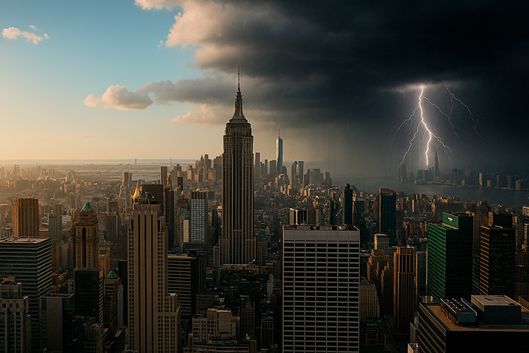 Cancelan aviso de tormentas severas en Nueva York, que alertaba de posibles tornados