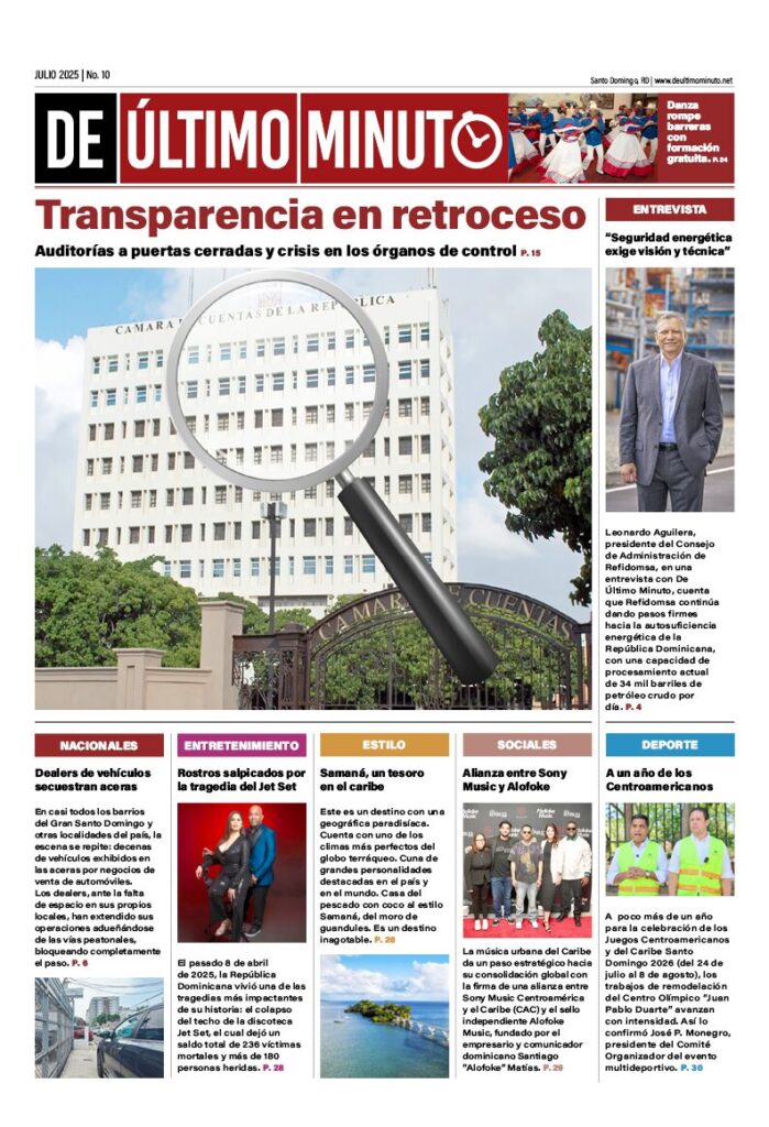 Portada de Edición julio 2025 | De Último Minuto impreso #10