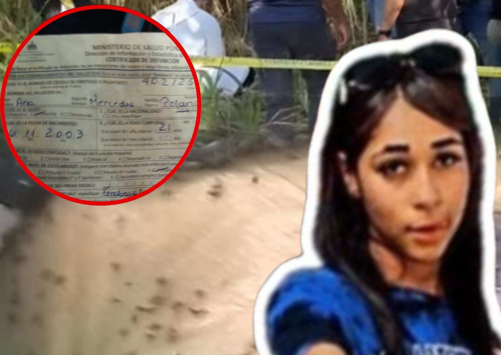 Confirman que el cuerpo hallado en el Mirador Norte corresponde a Ana Mercedes Polanco González