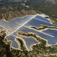 Planta de desarrollo de paneles solares.