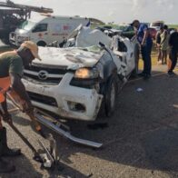 Accidente en la autopista del Coral deja 2 muertos y 4 heridos