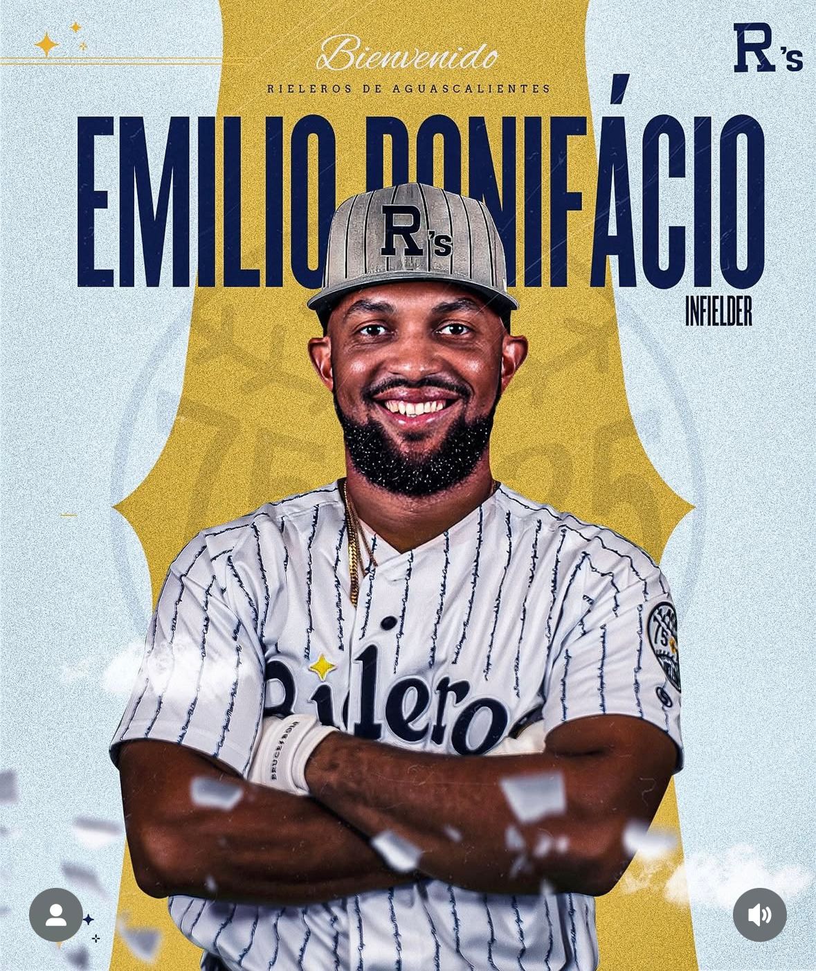 Emilio Bonifacio firma con los Rieleros de Aguascalientes