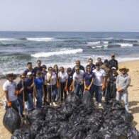 La Dirección General de Bellas Artes realiza jornada de limpieza en Playa las Tortugas
