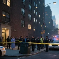Infante hallada en contenedor genera conmoción en complejo residencial de Manhattan