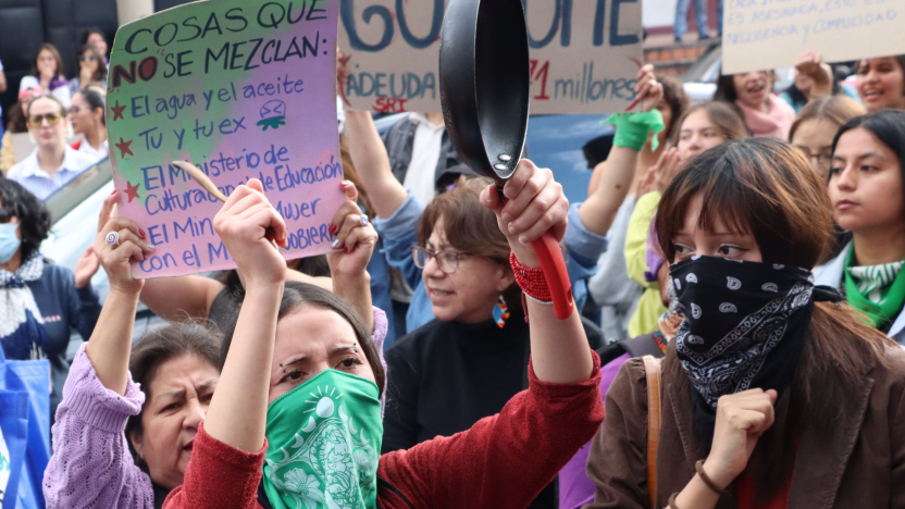 Indignación en Ecuador por desaparición de Ministerios de Mujer, Cultura y Ambiente