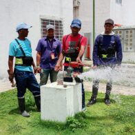 CAASD y Fideicomiso VBC-RD inspeccionan calidad del agua en Ciudad Juan Bosch