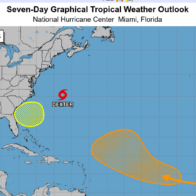 La tormenta tropical Dexter surge en el Atlántico estadounidense