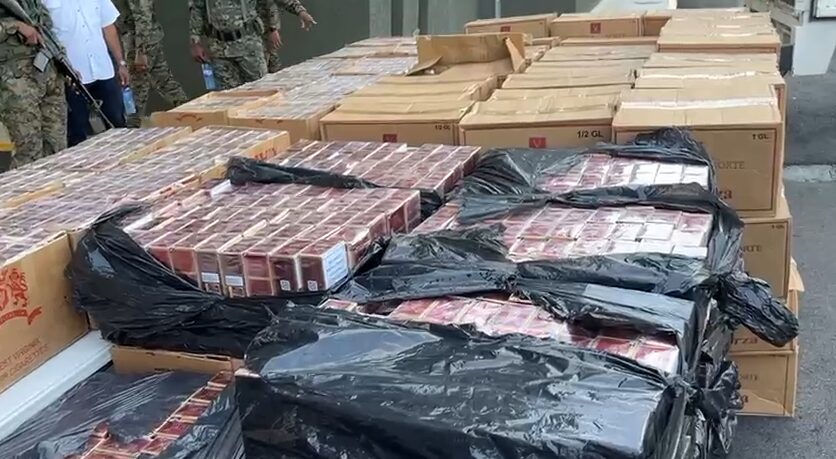 Decomisan contrabando de más de 433 mil unidades de cigarrillos en Jimaní