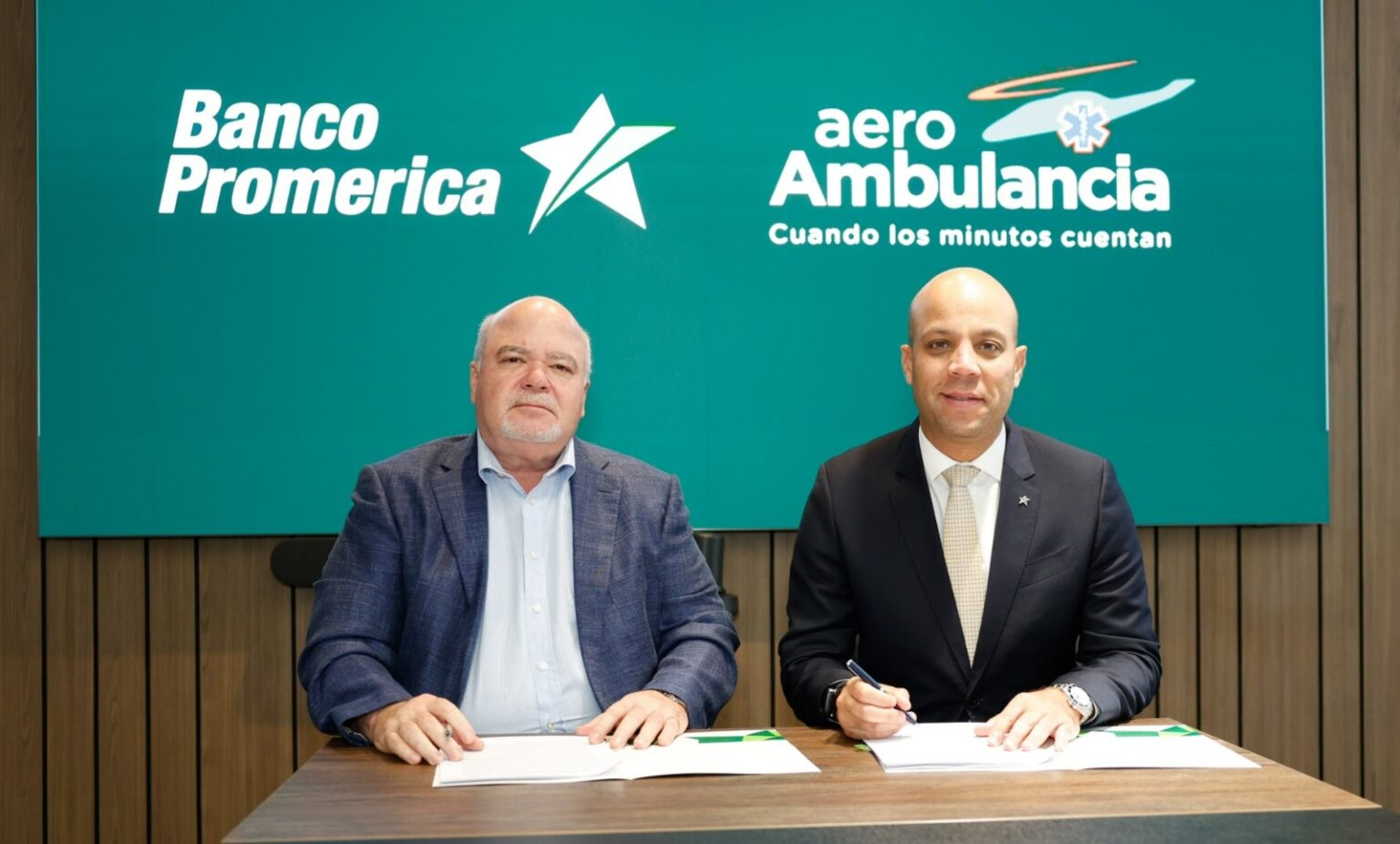 Banco Promerica y AeroAmbulancia firman alianza estratégica
