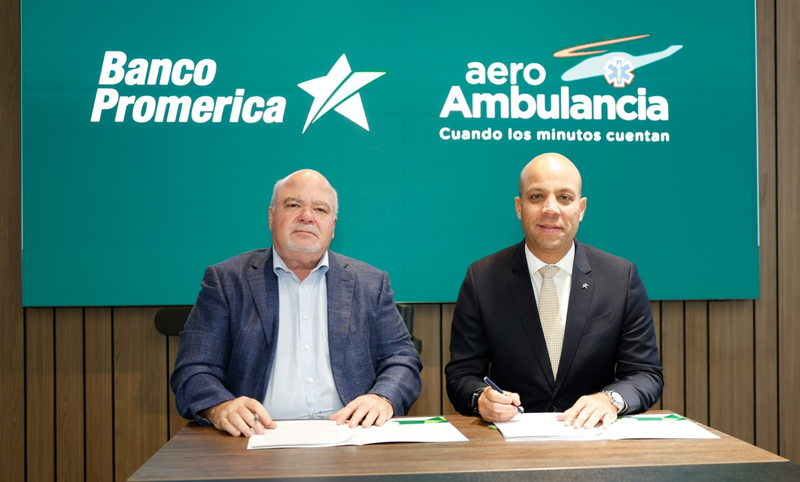 Banco Promerica y AeroAmbulancia firman alianza estratégica
