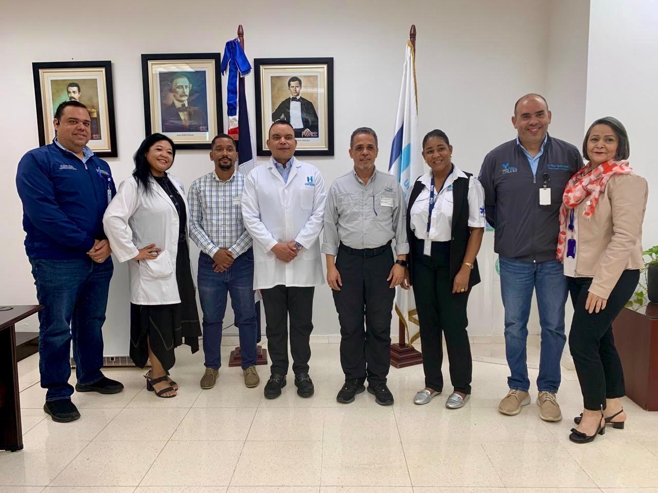 Hospital Ney Arias Lora y DAEH refuerzan coordinación para mejorar atención a pacientes de trauma