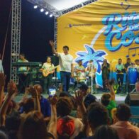 Bañada de merengue David Collado inaugura plataforma Ritmo de la Costa en malecón SDE