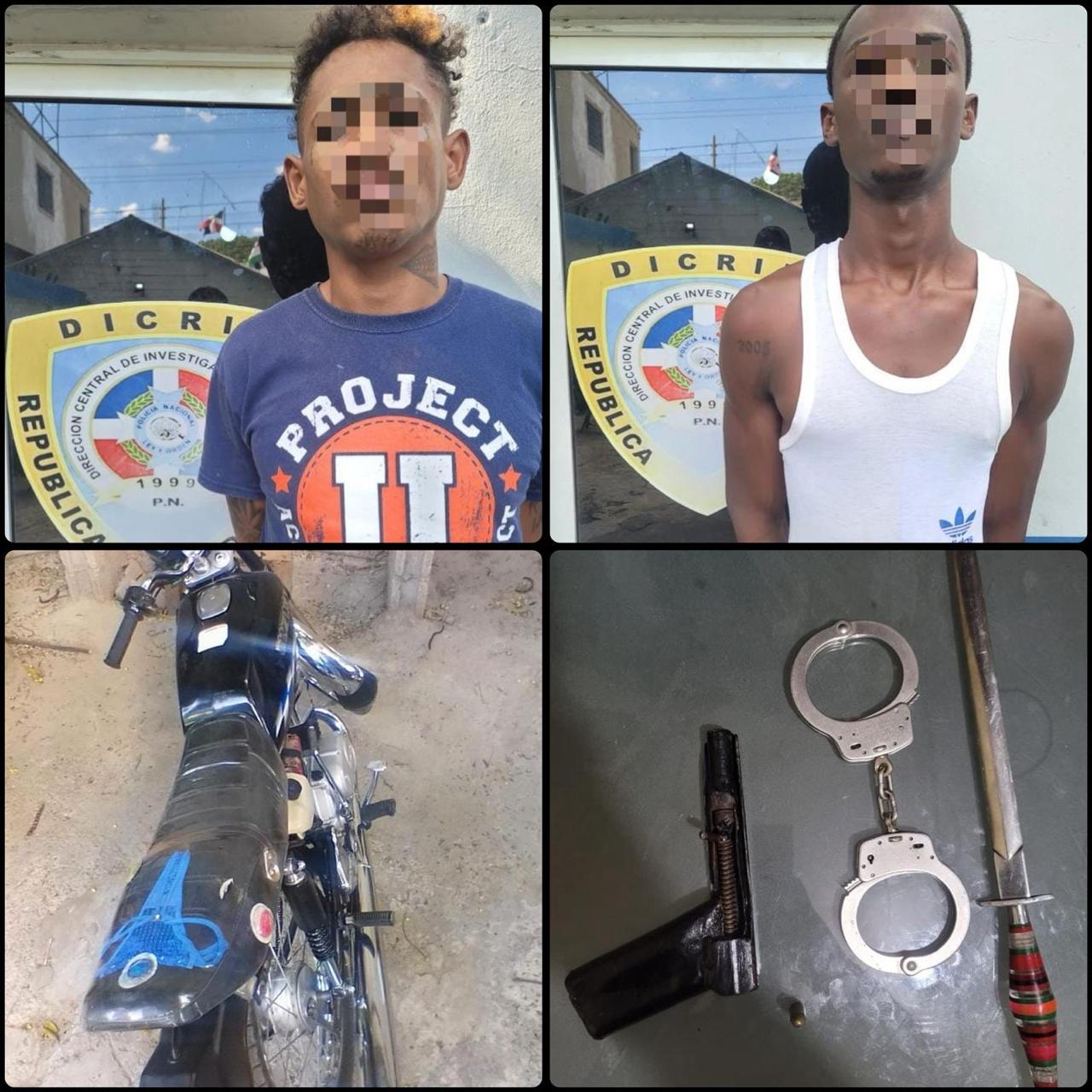 Apresan en Navarrete a dos hombres con arma casera, grilletes y un puñal