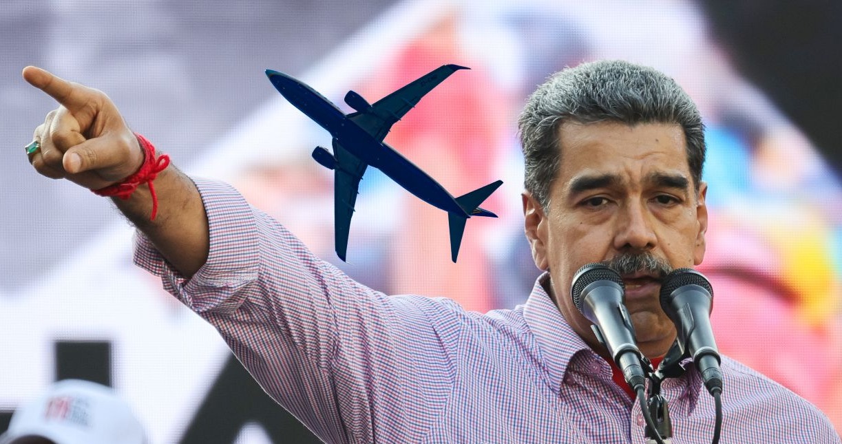 Levanta sospecha salida de avión estatal en Venezuela: ¿Será Maduro?