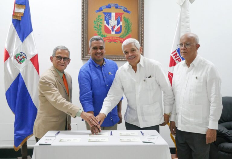 INPOSDOM lanza emisión postal conmemorativa por la V Convención Internacional de Historiadores y Numismáticos en Brasil