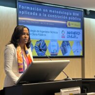 Maribel Santos, primera mujer vicedecana del Colegio de Ingenieros Civiles en España