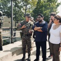 Autoridades dominicanas y estadounidenses recorren frontera domínico-haitiana