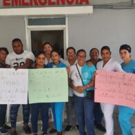 Enfermeras y personal del Seguro Social en Salcedo se declaran en huelga