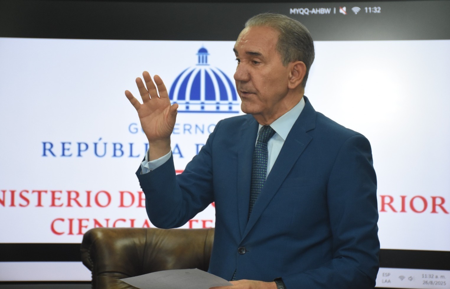 García Fermín reafirma compromiso del MESCyT con la ética y transparencia