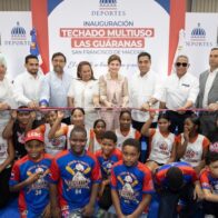 Entregan techado multiuso en Las Guáranas, provincia Duarte