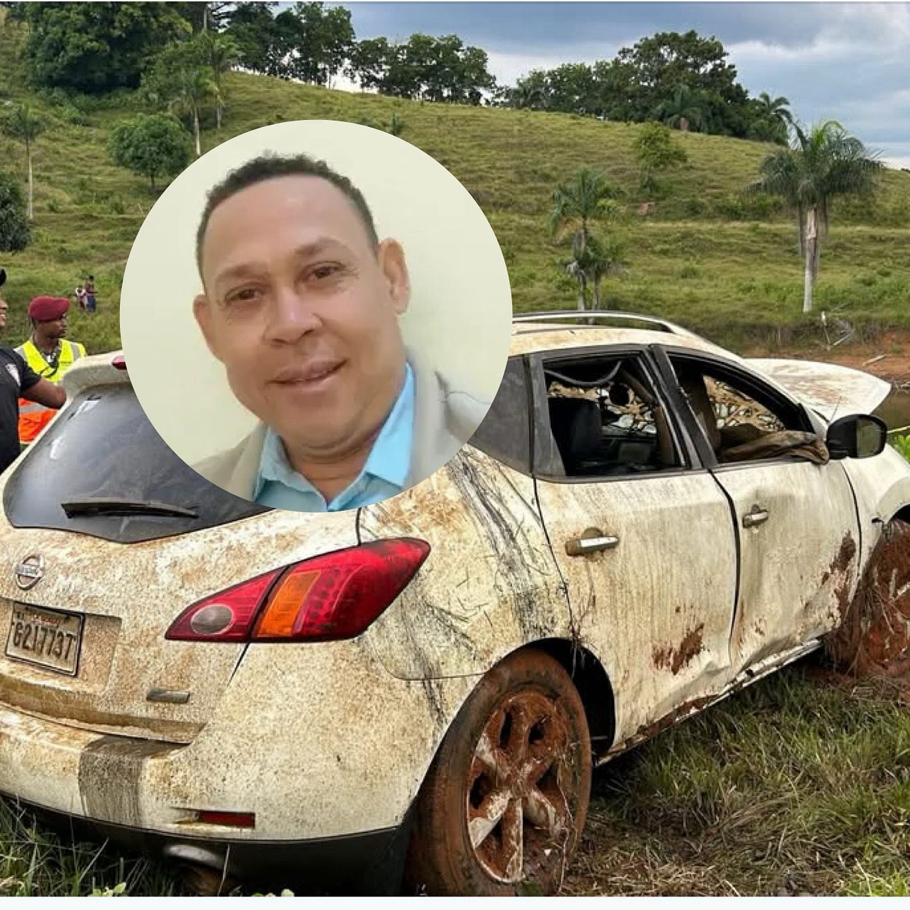 Confirman vehículo hallado en aguas de Presa de Hatillo en Cotuí fue se utilizó en acto de sicariato donde murió una persona y otro herido