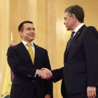 Presidente de Ecuador arranca su visita a Japón con un encuentro con la mayor patronal