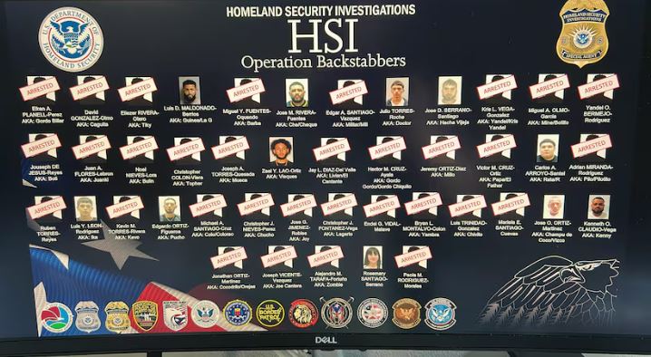Puerto Rico realiza gran operativo contra 43 miembros del grupo criminal 'Los Viraos'