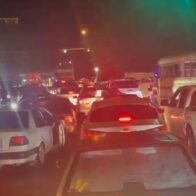 Lluvias intensas generan caos vehicular en avenidas de Santiago